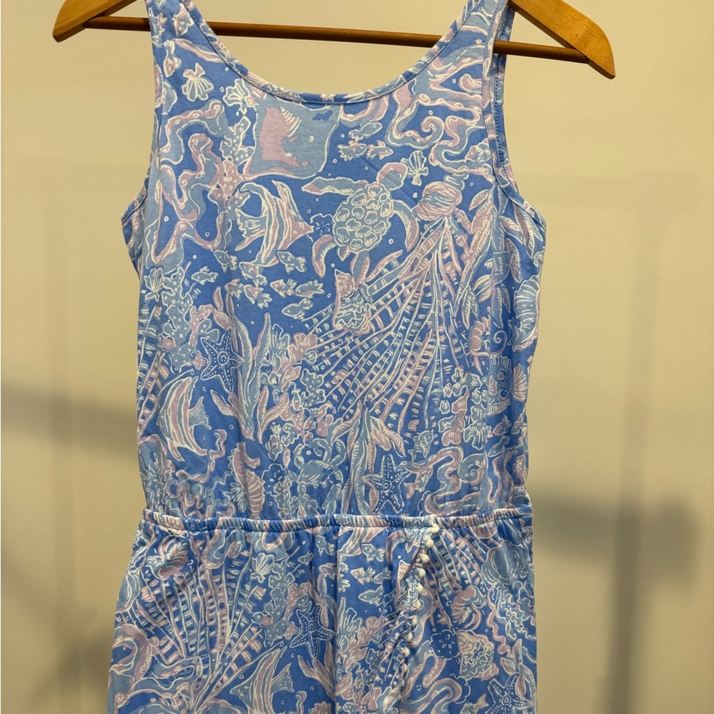 Lilly Pulitzer Blue and Lavendar romper